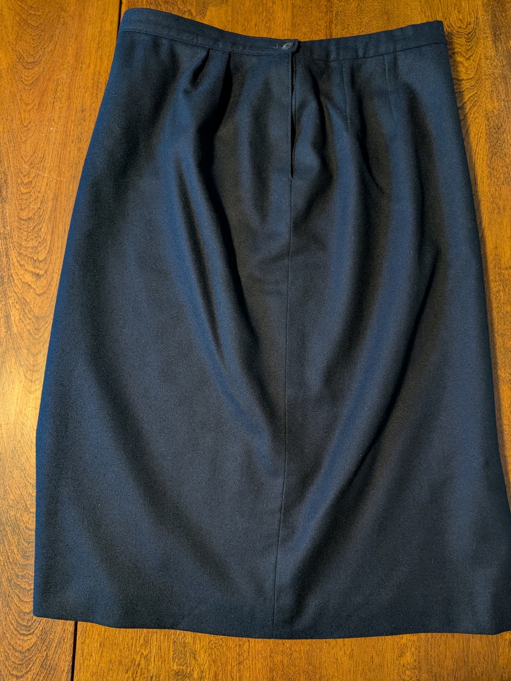 Vintage Pendleton Wool Navy Women's A-Line Skirt